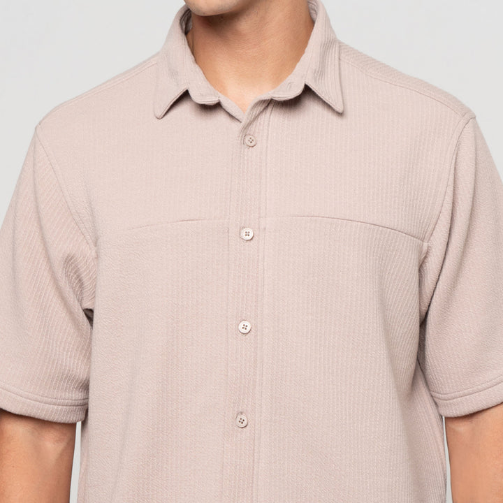 Cole Knitt Cut And Sewn Kemeja Pria