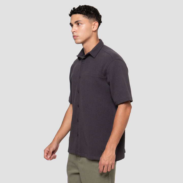 Cole Knitt Cut And Sewn Kemeja Pria