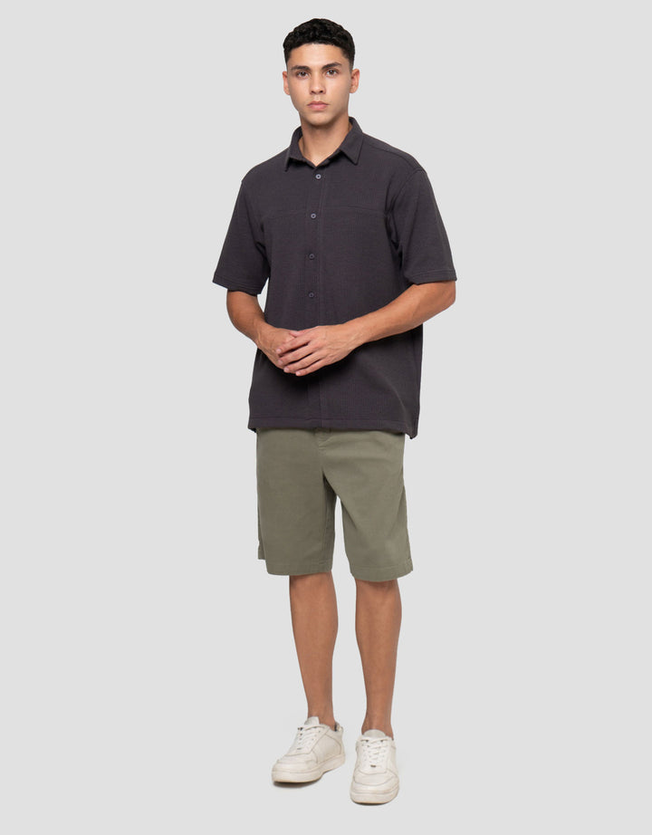 Cole Knitt Cut And Sewn Kemeja Pria