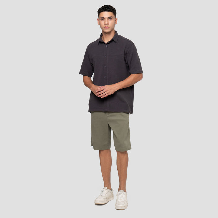 Cole Knitt Cut And Sewn Kemeja Pria