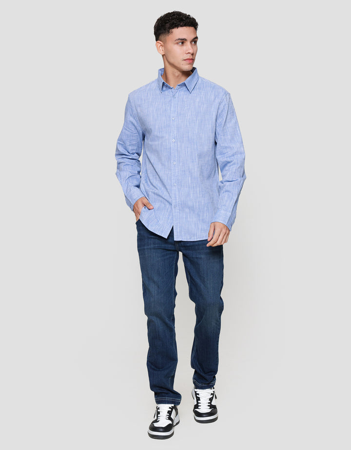 Cole Chambray Kemeja Pria