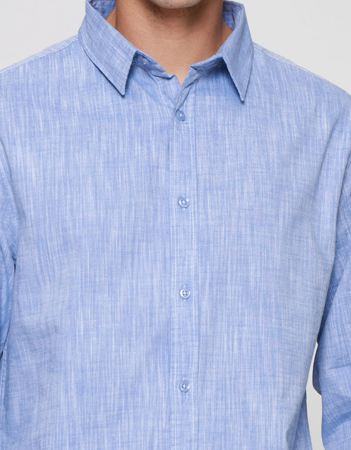 Cole Chambray Kemeja Pria