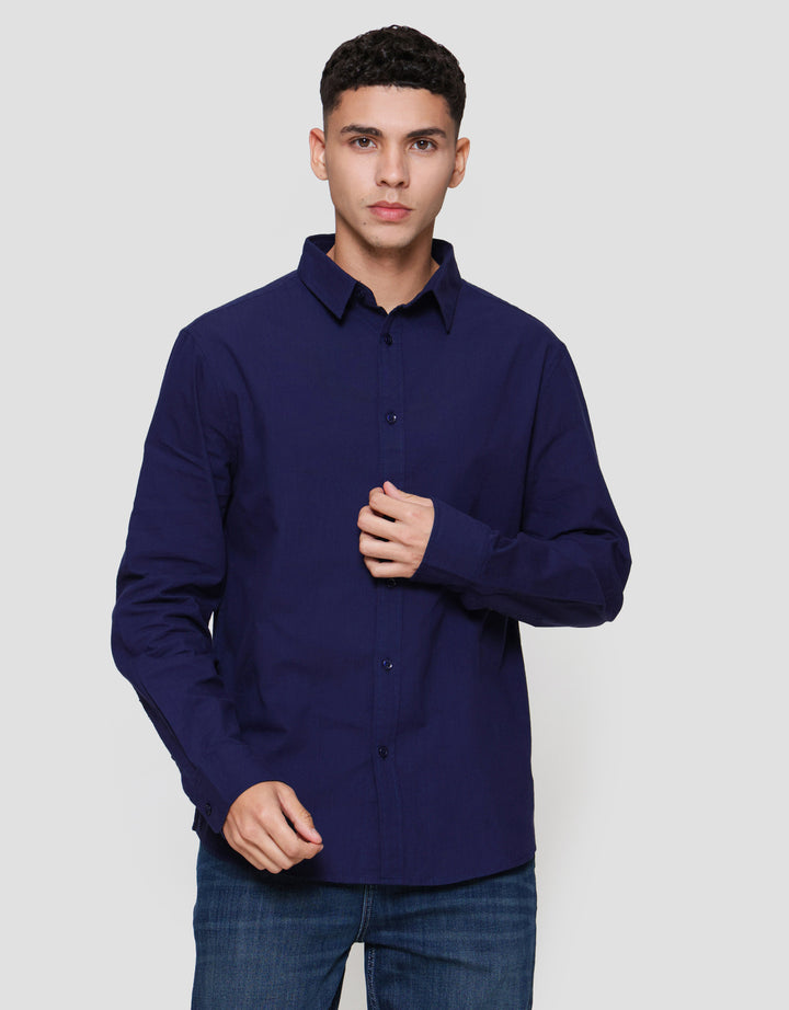 Cole Chambray Kemeja Pria