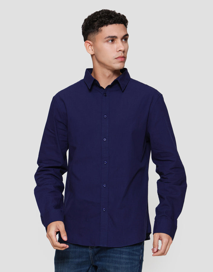 Cole Chambray Kemeja Pria