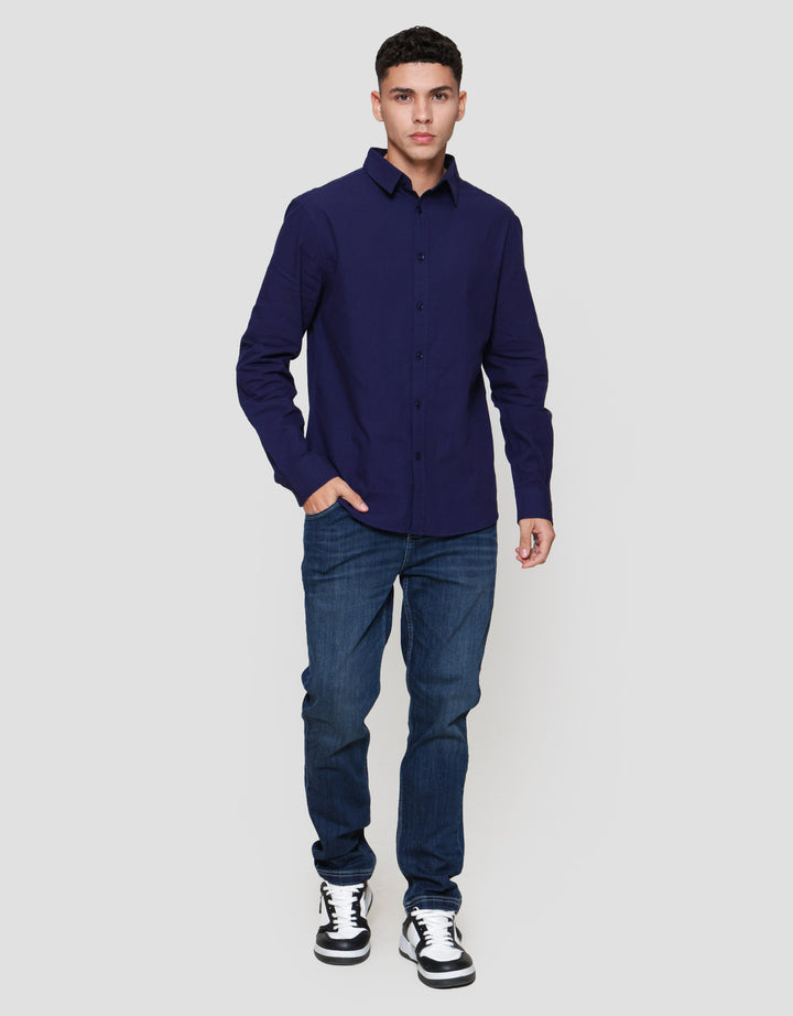 Cole Chambray Kemeja Pria