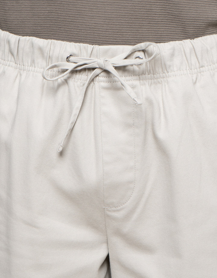 Cole Woven Carrot Drawstring Celana Jogger Pria