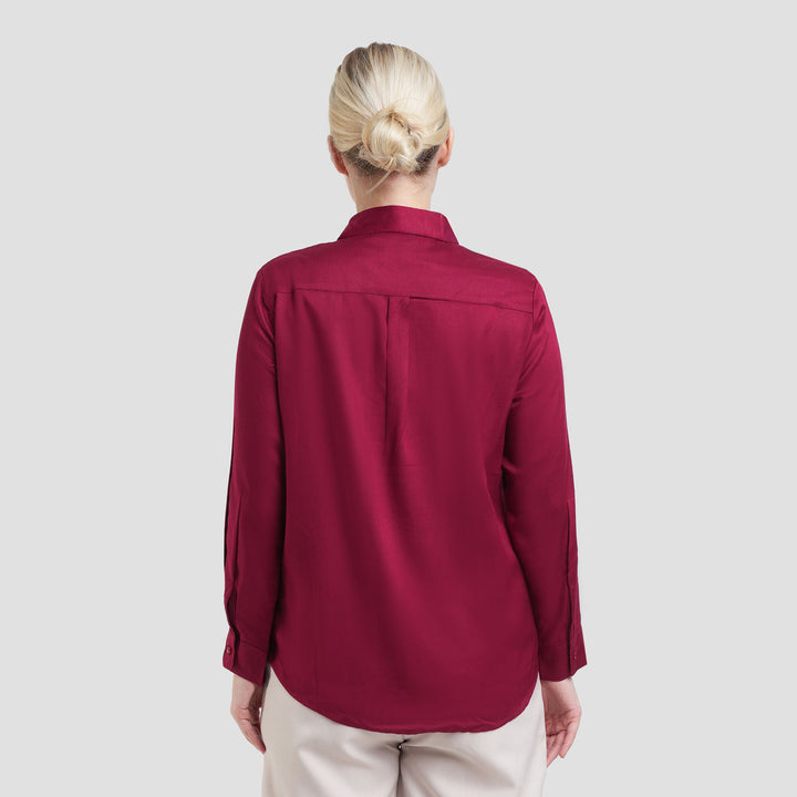 Connexion Rayon Twill Kemeja Wanita