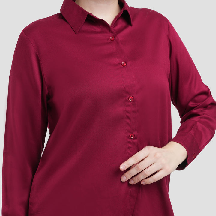 Connexion Rayon Twill Kemeja Wanita