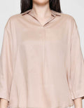 Connexion Rayon Kerah Kemeja Blouse Wanita
