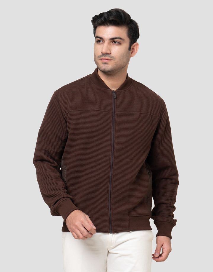 Cole Knit Ottoman Comb Jaket Pria