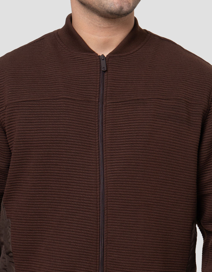 Cole Knit Ottoman Comb Jaket Pria