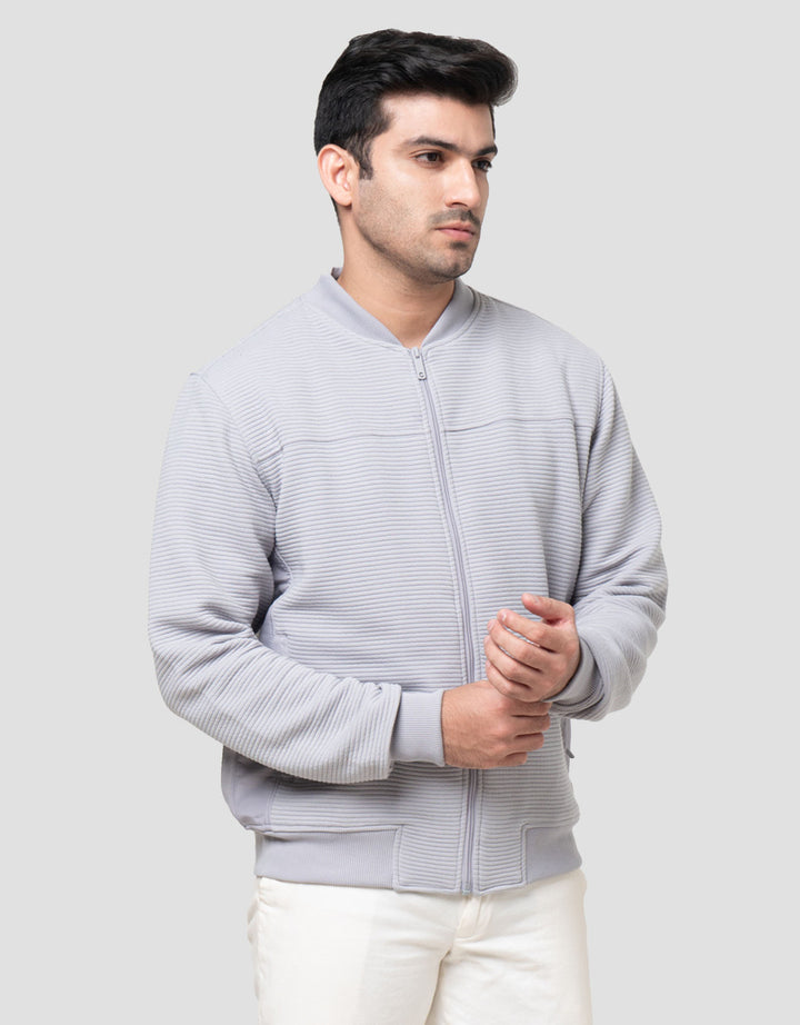 COLE KNIT OTTOMAN COMB JAKET PRIA