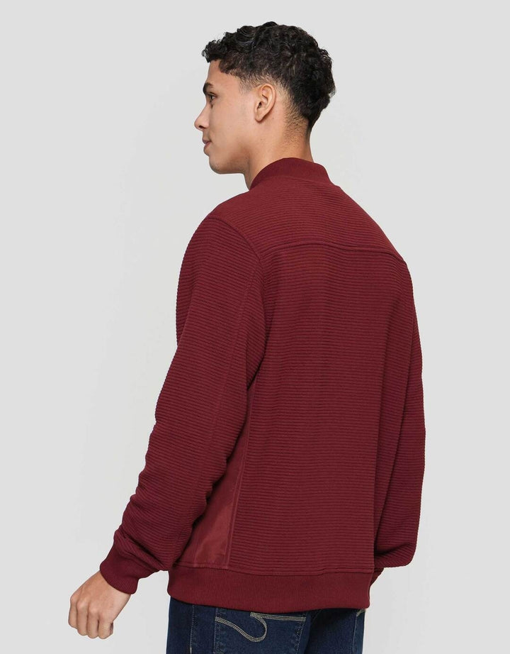 COLE KNIT OTTOMAN COMB JAKET PRIA