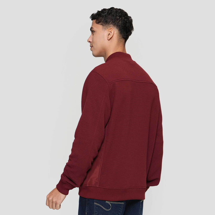 Cole Knit Ottoman Comb Jaket Pria