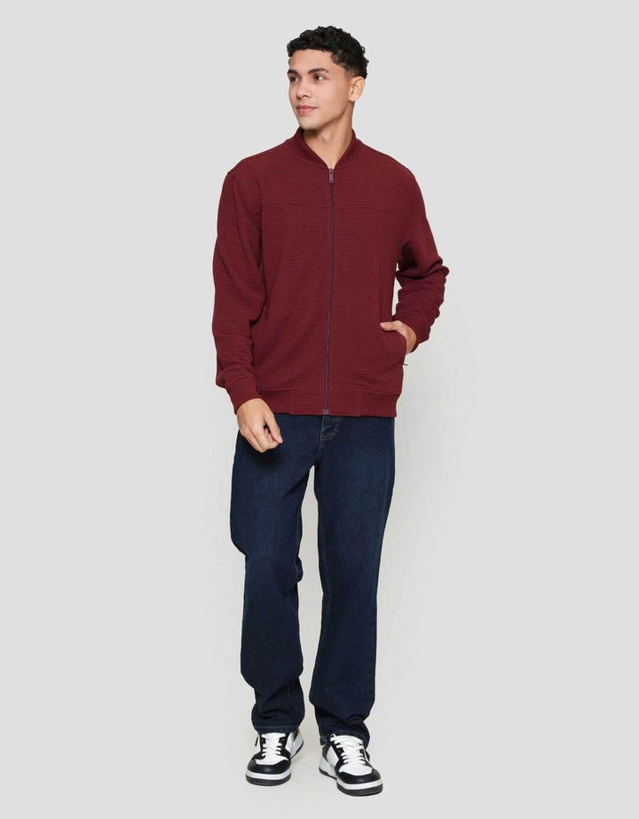 COLE KNIT OTTOMAN COMB JAKET PRIA