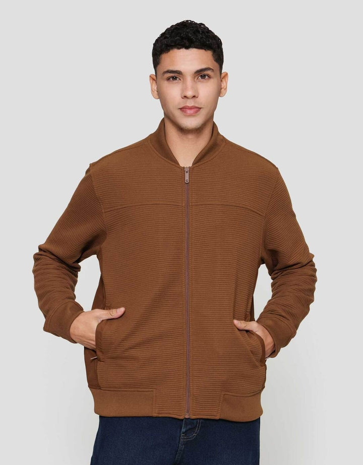 COLE KNIT OTTOMAN COMB JAKET PRIA