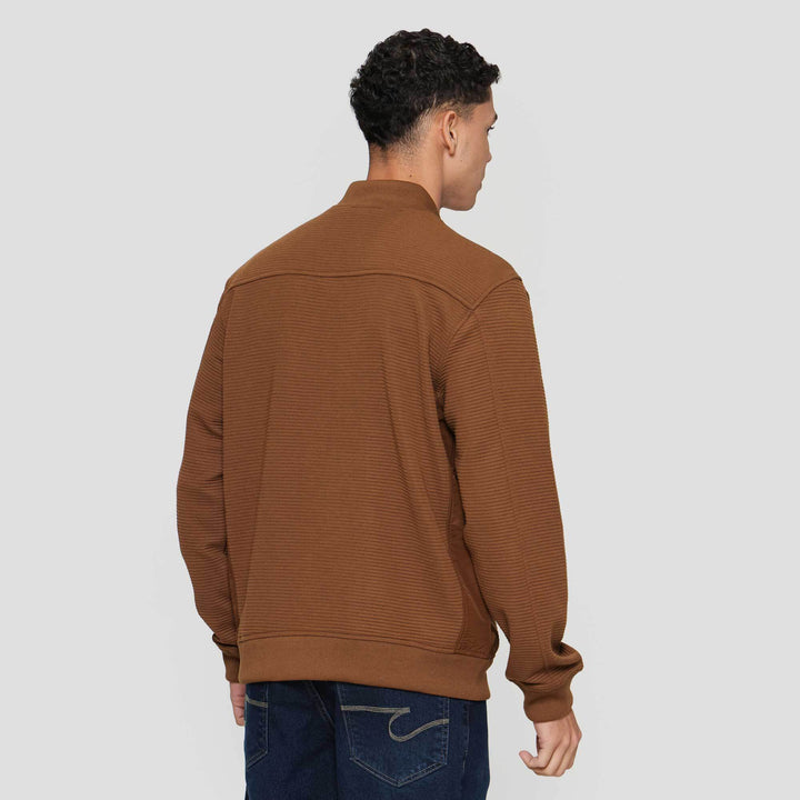 Cole Knit Ottoman Comb Jaket Pria