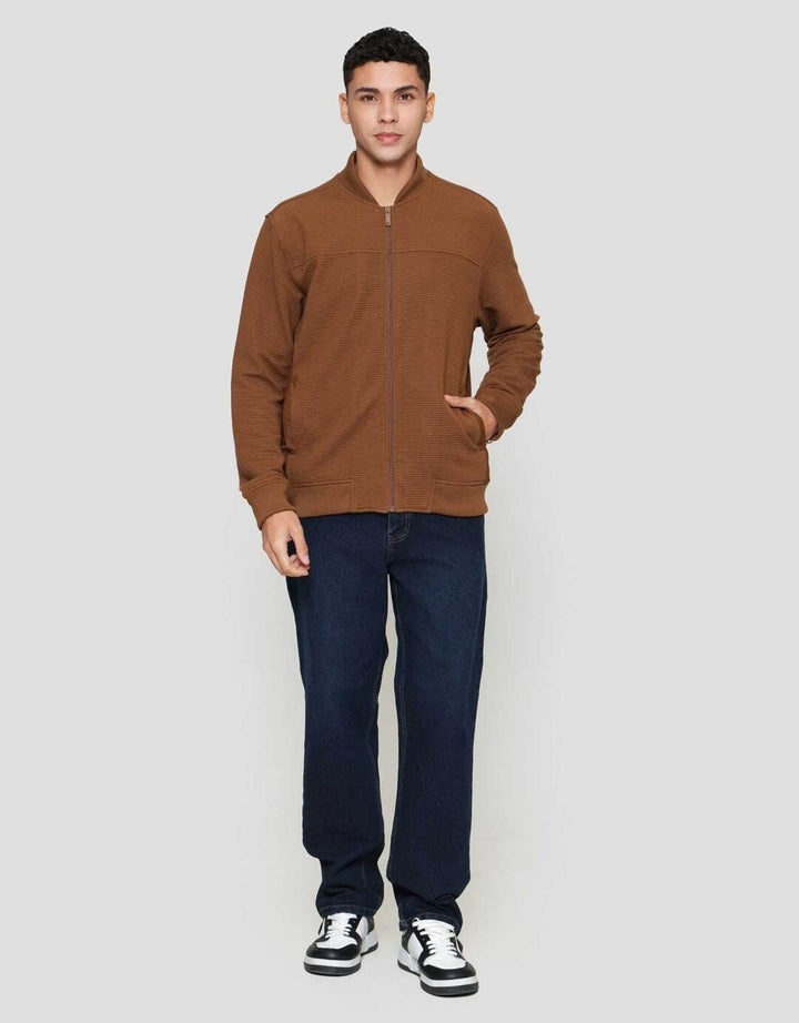 COLE KNIT OTTOMAN COMB JAKET PRIA