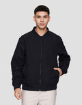 Cole Suede Basic Bomber Jaket Pria