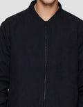 Cole Suede Basic Bomber Jaket Pria
