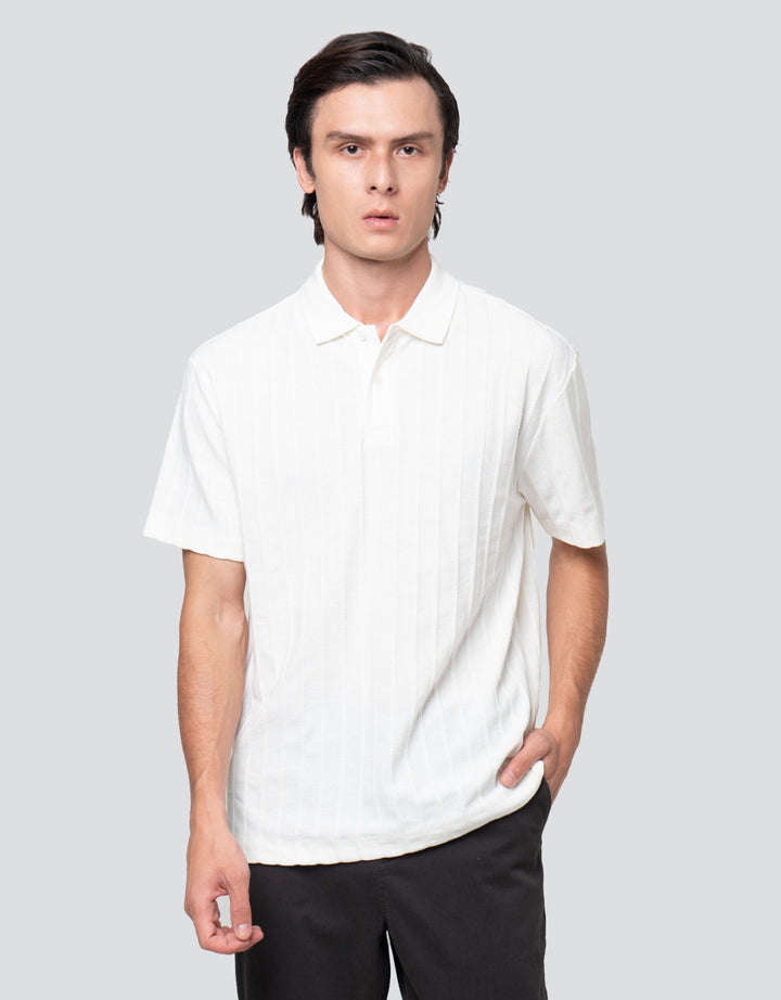 Cole Solid Texture Slub Exe Smartfit Kaos Polo Pria