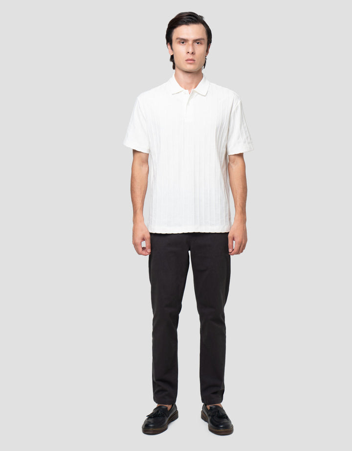 Cole Solid Texture Slub Exe Smartfit Kaos Polo Pria