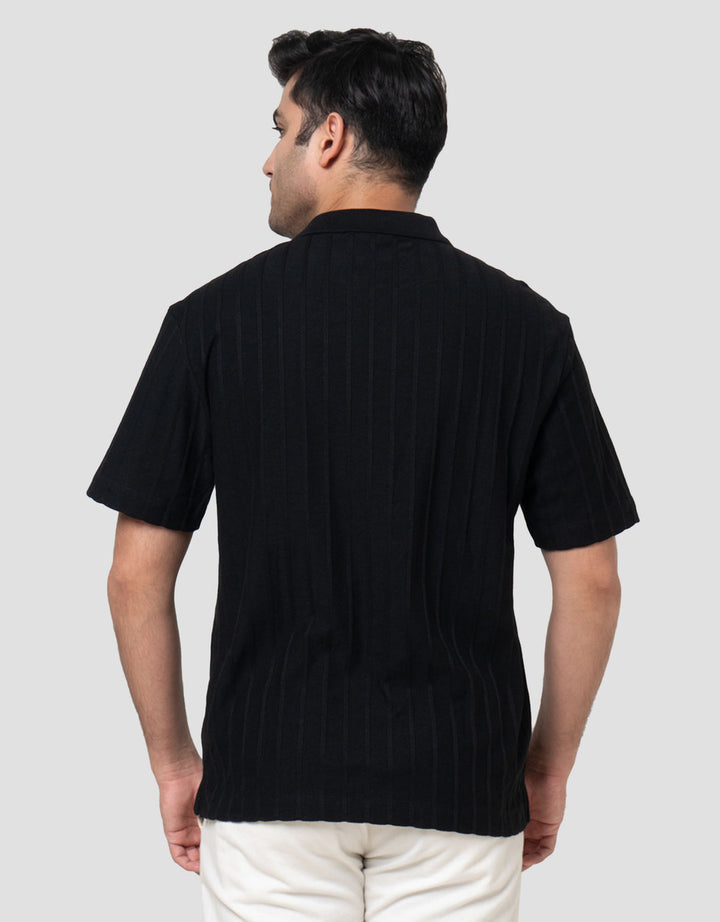 Cole Solid Texture Slub Exe Smartfit Kaos Polo Pria