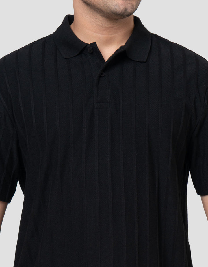 Cole Solid Texture Slub Exe Smartfit Kaos Polo Pria
