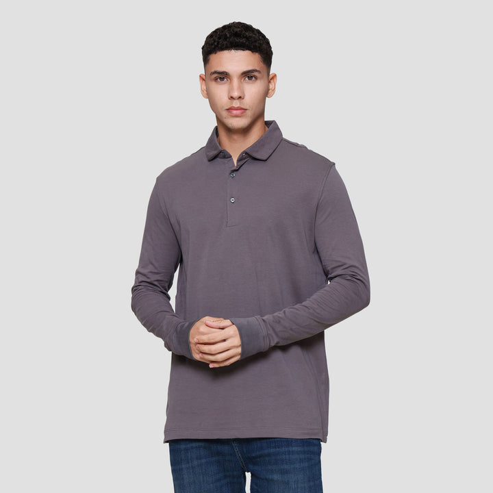 Cole Interlock With Rib Kaos Polo Pria