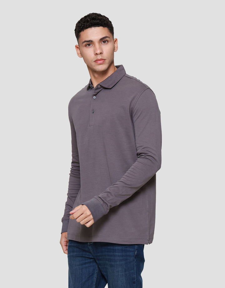 Cole Interlock With Rib Kaos Polo Pria