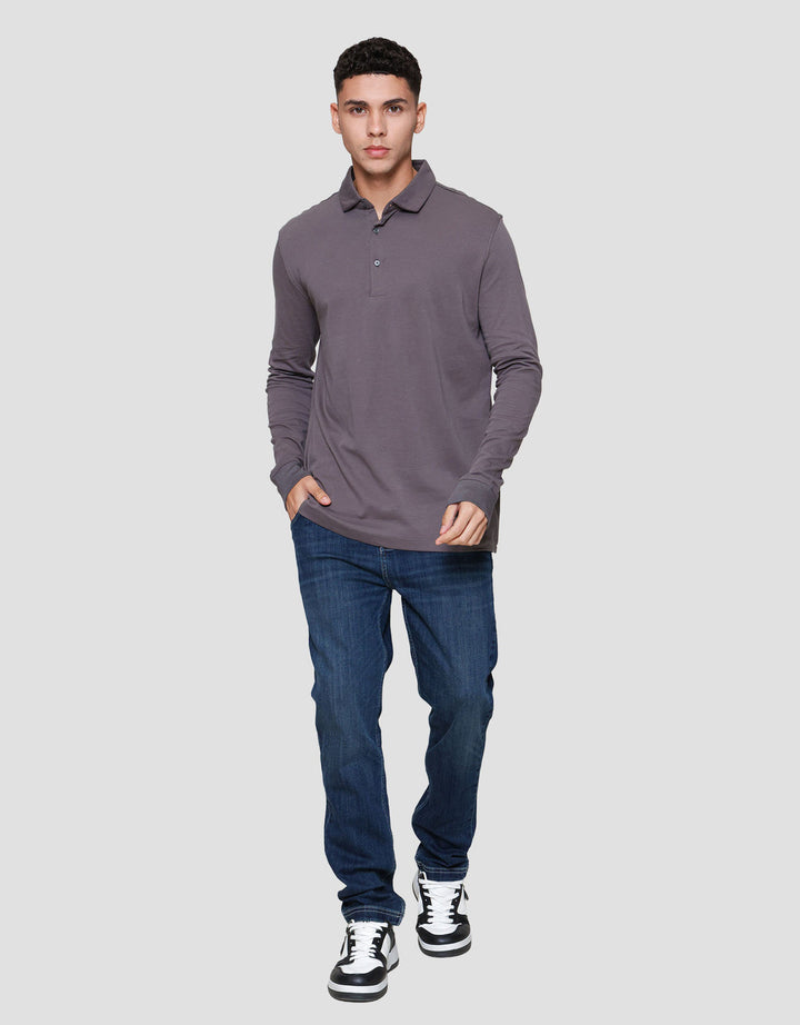 Cole Interlock With Rib Kaos Polo Pria