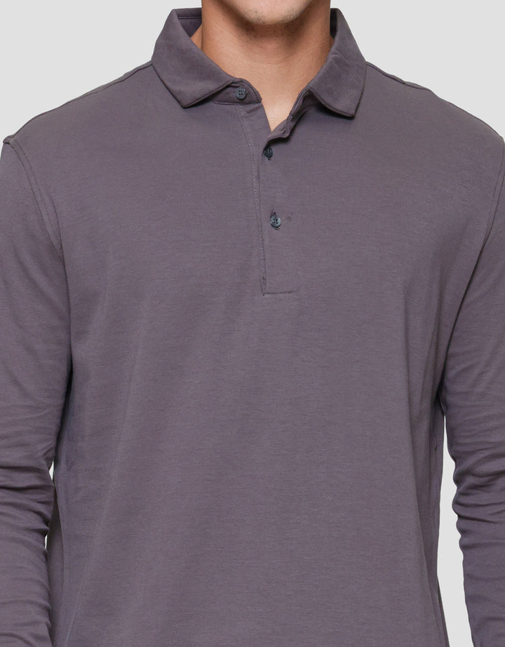 Cole Interlock With Rib Kaos Polo Pria