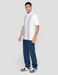 Cole Stripe Vertical Basic Plakat Kaos Polo Pria