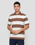 Cole Stripes Rugby Kaos Polo Pria