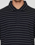 Cole Stripes Jcrew Collar Shell Fabric Kaos Polo Pria