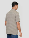 Cole Stripes Jcrew Collar Shell Fabric Kaos Polo Pria