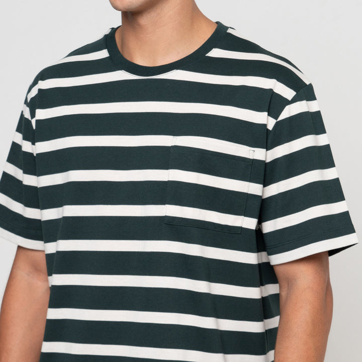 Cole Stripes Jersey Mng Pocket Kaos Pria
