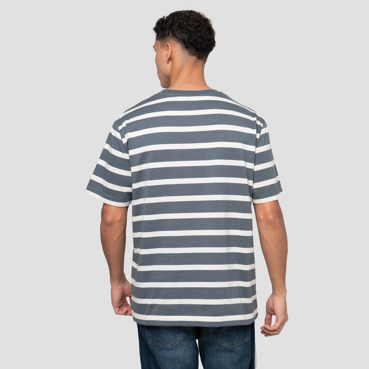 Cole Stripes Jersey Mng Pocket Kaos Pria