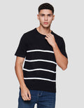Cole Stripes Flatknit Acrylic Kaos Pria