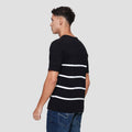 Cole Stripes Flatknit Acrylic Kaos Pria