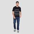 Cole Stripes Flatknit Acrylic Kaos Pria