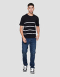 Cole Stripes Flatknit Acrylic Kaos Pria