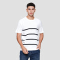 Cole Stripes Flatknit Acrylic Kaos Pria