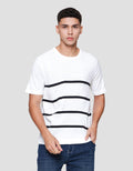 Cole Stripes Flatknit Acrylic Kaos Pria