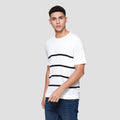 Cole Stripes Flatknit Acrylic Kaos Pria