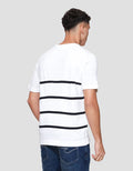 Cole Stripes Flatknit Acrylic Kaos Pria