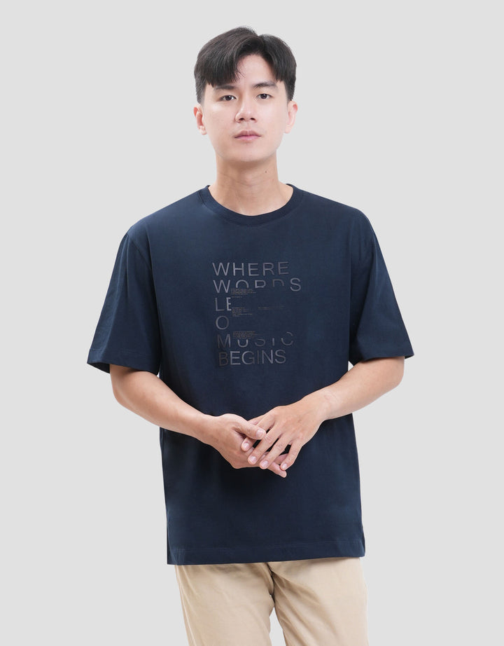 Cole Graphic Where Words Foaming Print Reg Fit Kaos Pria