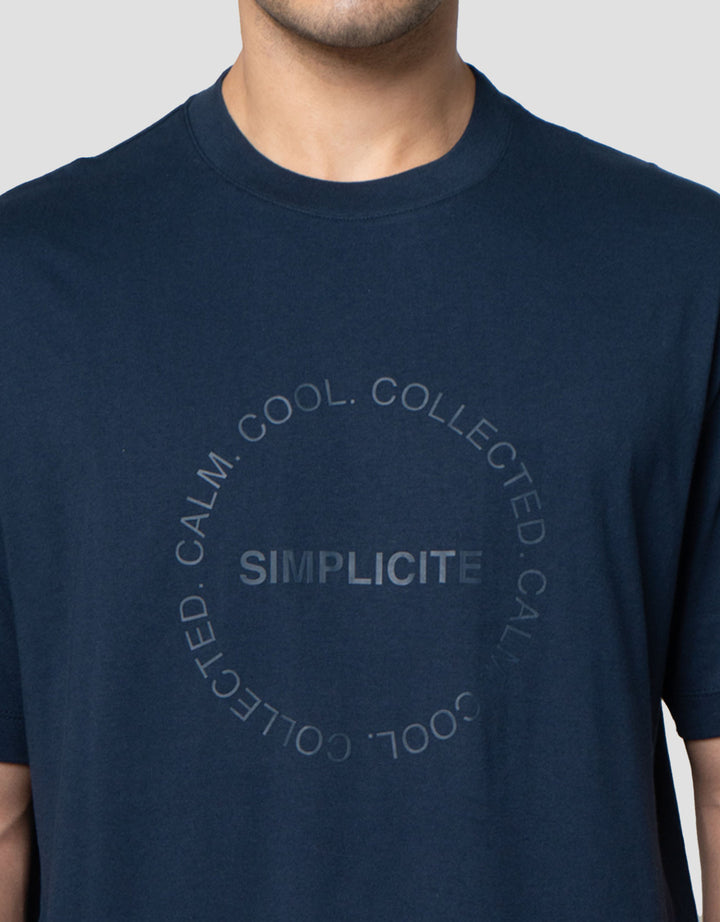 Cole Graphic Round Hd Print Kaos Pria