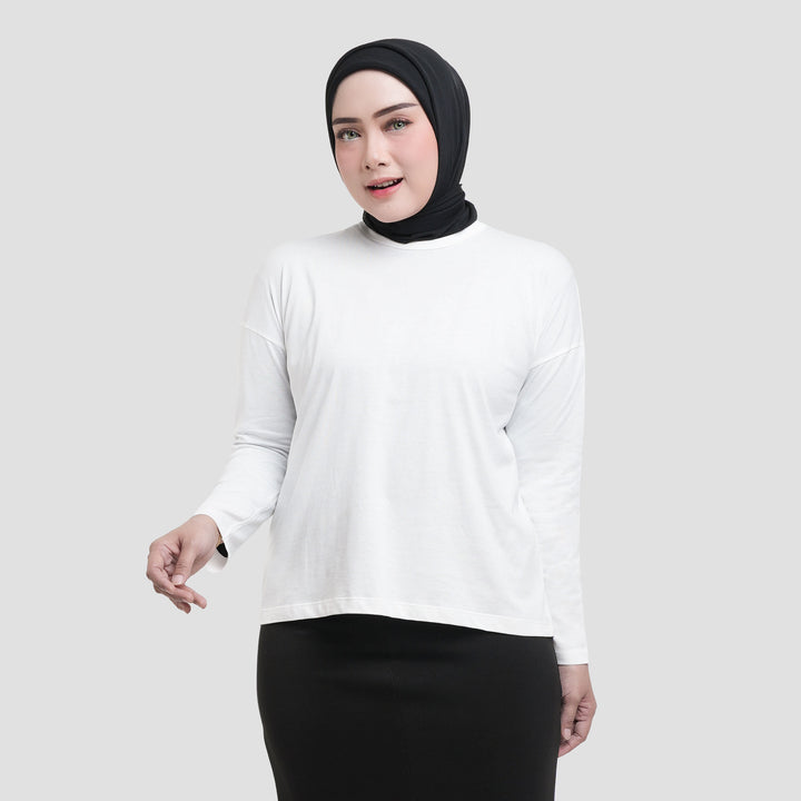 Annisa Dropped Shoulder Relax Enzymed Kaos Wanita