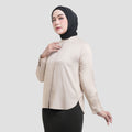 Annisa Drop Shoulder Buttoned Down Twill Kemeja Wanita